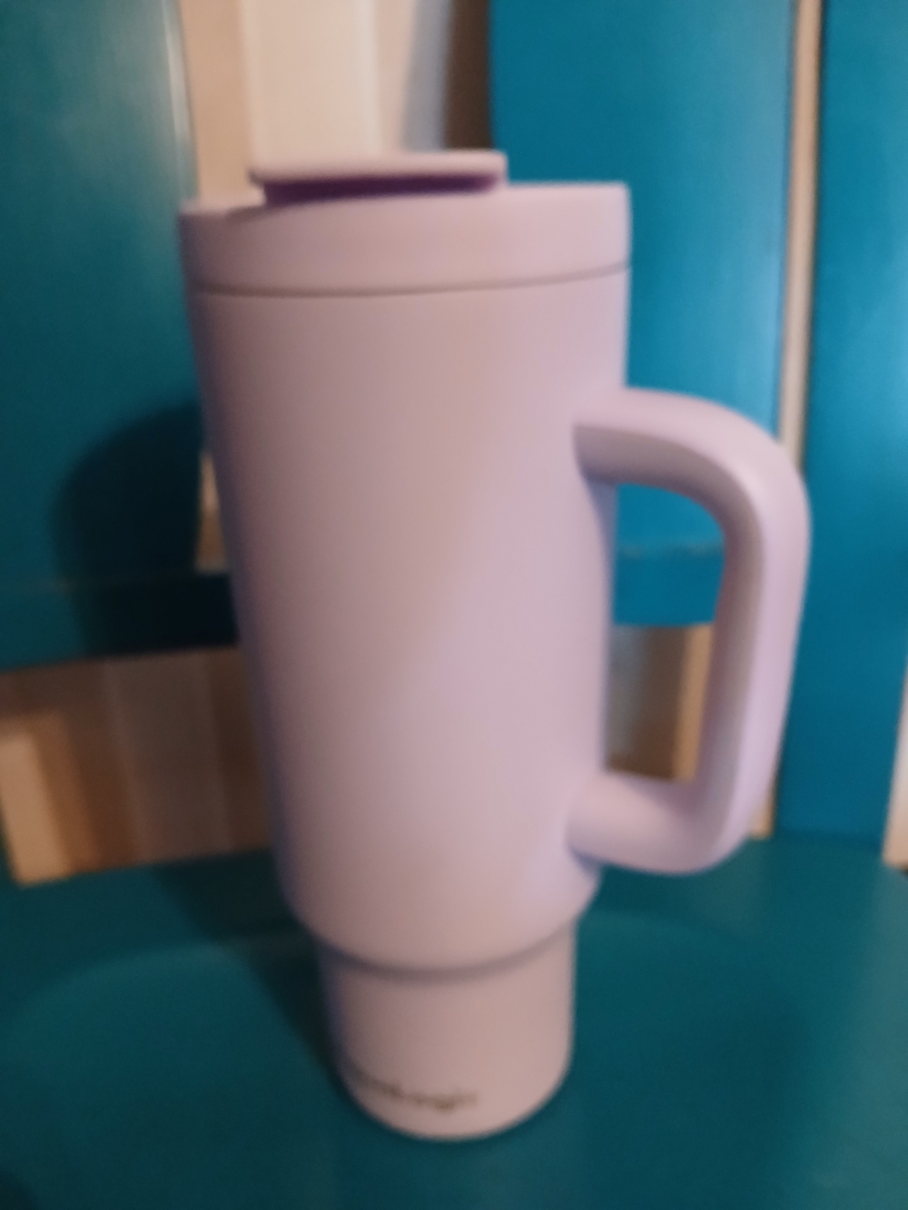 HydroJug Lavender Travel Mug with Handle
